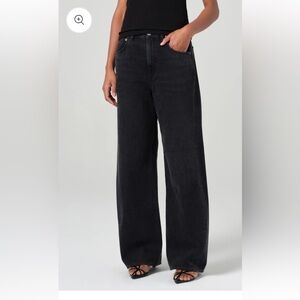 BNWT Agolde Low Curve Jeans in Black Tar. Size 28